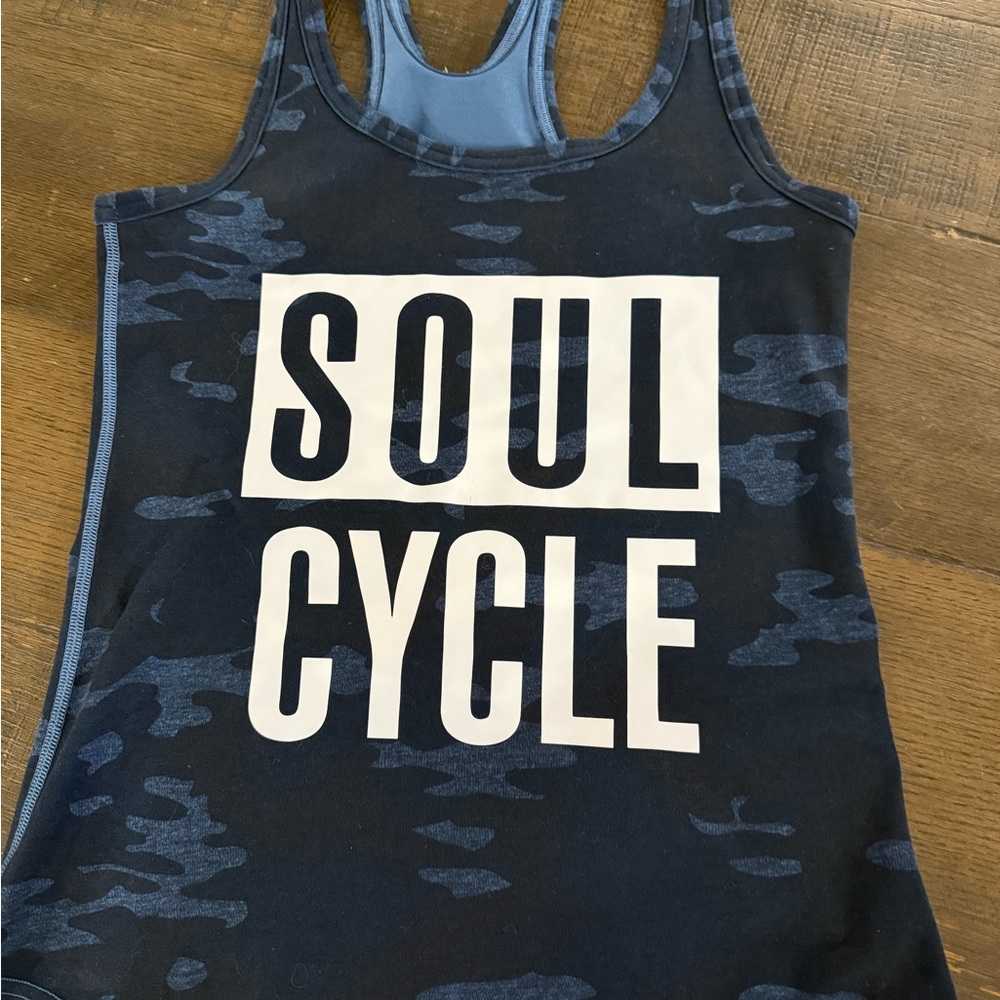 lululemon athletica Blue Camo Tank Top